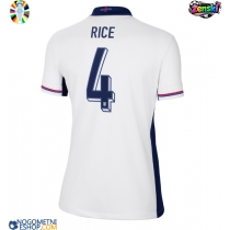 Ženski Nogometni dresi Anglija Declan Rice #4 Domači EP 2024 Kratek Rokav